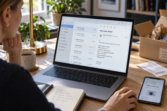Webshopos levelek kézbesítésének ellenőrzése